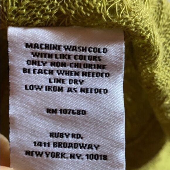 Ruby Rd. open front moss green cardi - Picture 4 of 7